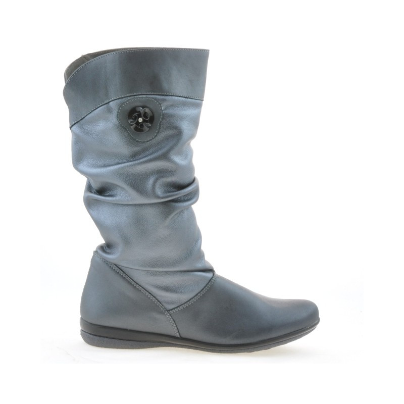 Botas mujer 257 gris nacarado