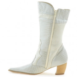 Botas de mujer 298 croco beige