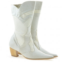 Botas de mujer 298 croco beige