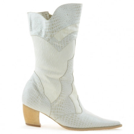 Botas de mujer 298 croco beige