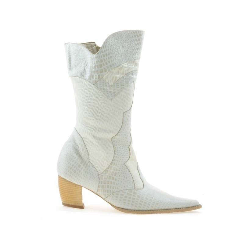 Botas de mujer 298 croco beige