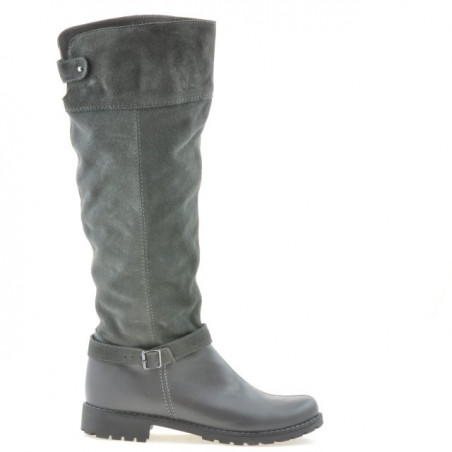 Botas de mujer 3225 gris ante