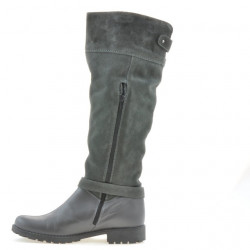 Botas de mujer 3225 gris ante