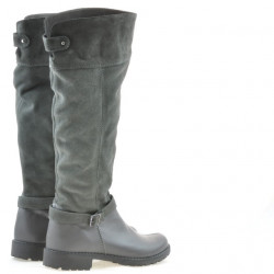 Botas de mujer 3225 gris ante