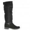 Botas mujer 3225 negro terciopelo