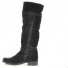 Botas mujer 3225 negro terciopelo