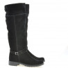 Botas mujer 3225 negro terciopelo