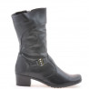 Botas de mujer 261 negro+crepe negro