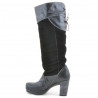 Botas de mujer 226-1 negro+negro antilop