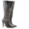Botas de mujer 1108 crepé charol café