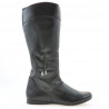 Botas mujer 245 negro+crepé negro