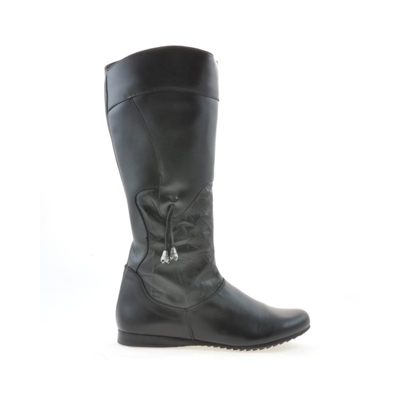 Botas mujer 245 negro+crepé negro