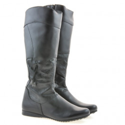 Botas mujer 245 negro+crepé negro