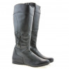 Botas mujer 245 negro+crepé negro