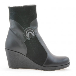 Botas de mujer 3220 negro combinado