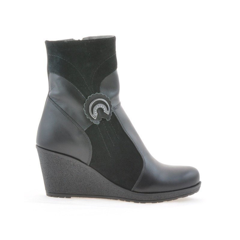 Botas de mujer 3220 negro combinado