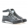 Botas hombre 421 negro+blanco
