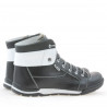 Botas hombre 421 negro+blanco