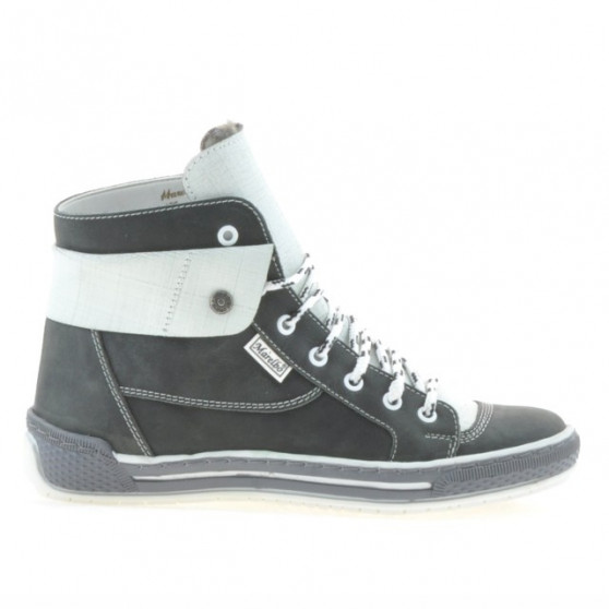 Botines mujer 258 tuxon gris+blanco