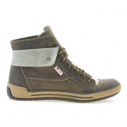 Botas para mujer 258 tuxon café+beige