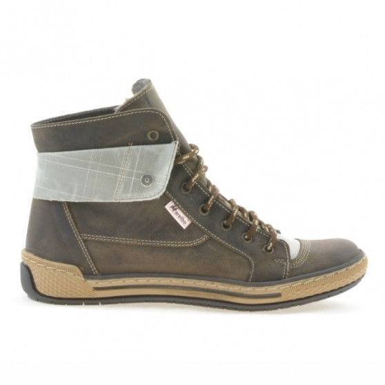 Botas para mujer 258 tuxon café+beige