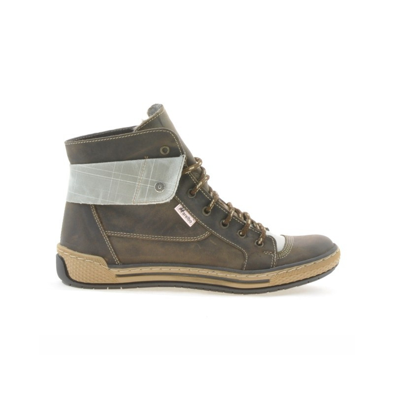 Botas para mujer 258 tuxon café+beige