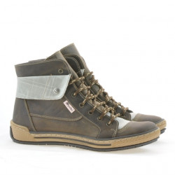 Botas para mujer 258 tuxon café+beige