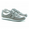 Zapatillas deportivas de mujer 194 gris+blanco