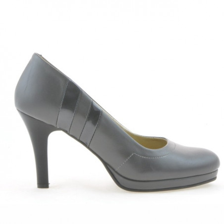 Zapatos elegantes de mujer 1086 gris