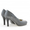Zapatos elegantes de mujer 1086 gris