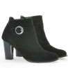 Botas de mujer 1123 negro+negro antílope