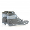 Botas de mujer 258 gris combinado