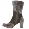 Botas mujer 3241 café combinado