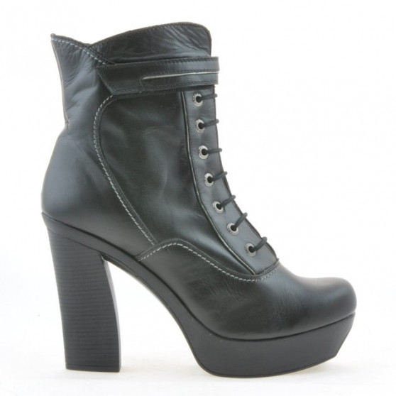 Botines de mujer 3261 negro+gris