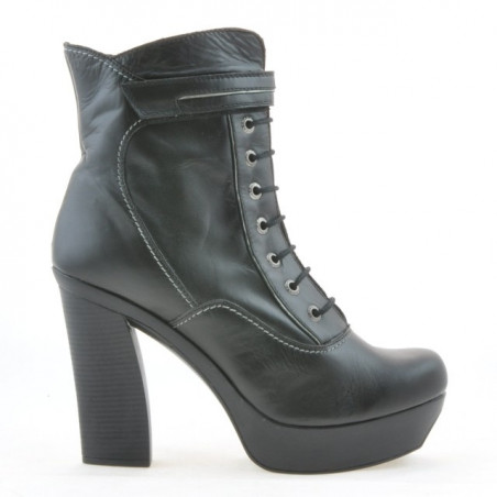 Botines de mujer 3261 negro+gris