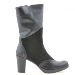Botas para mujer 3241 negro combinado