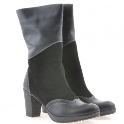 Botas para mujer 3241 negro combinado