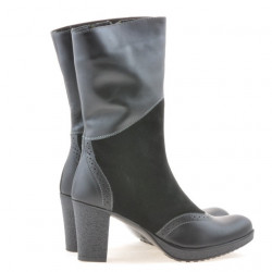 Botas para mujer 3241 negro combinado