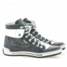 Botines de mujer 258 biz negro+blanco