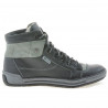 Botines de mujer 258 biz negro+gris