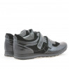 Zapatillas deportivas para hombre 712 charol negro+vela negra