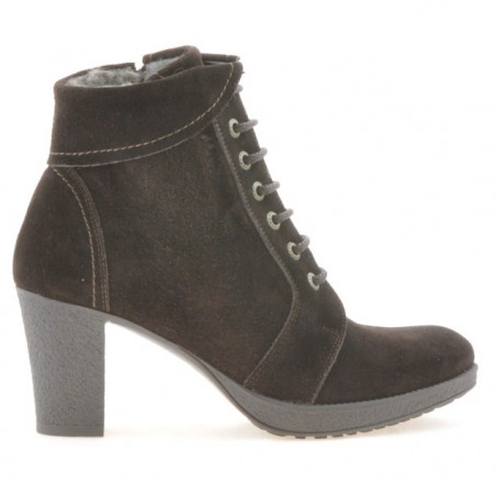 Botas mujer 3231 café nobuk