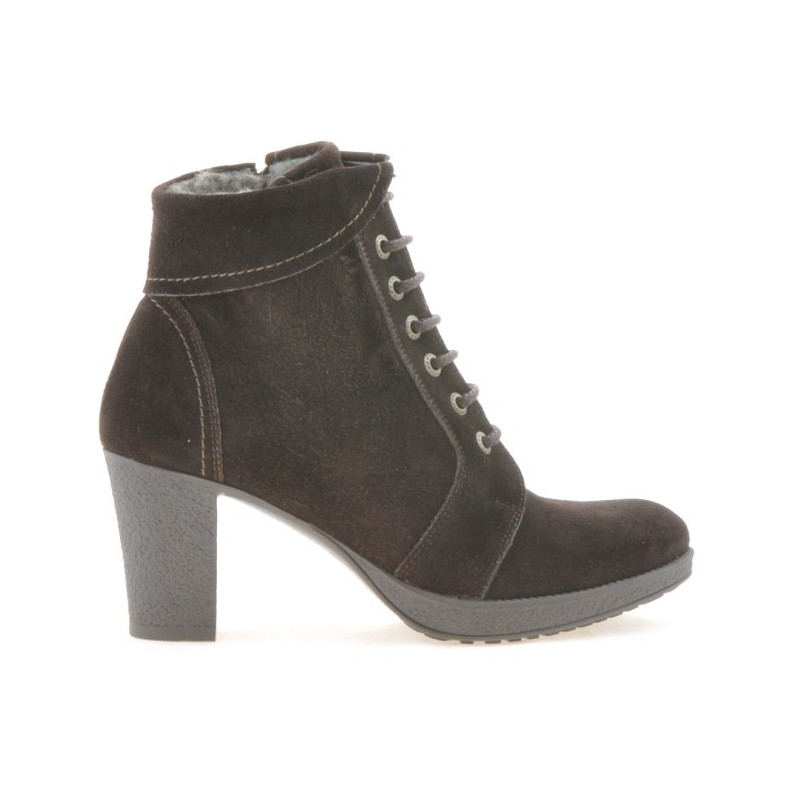 Botas mujer 3231 café nobuk