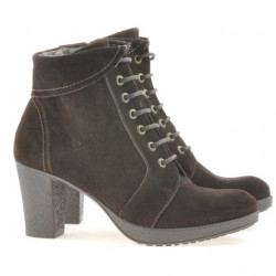 Botas mujer 3231 café nobuk