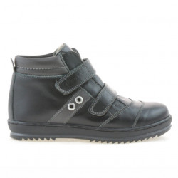 Botas para niños 3207 negro+gris
