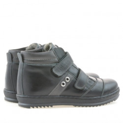 Botas para niños 3207 negro+gris