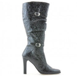 Botas de mujer 008-2 charol negro