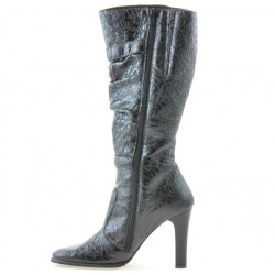 Botas de mujer 008-2 charol negro