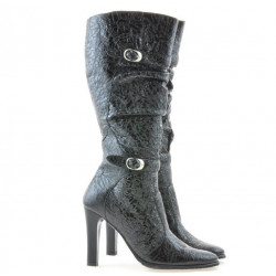 Botas de mujer 008-2 charol negro