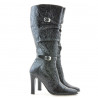 Botas de mujer 008-2 charol negro